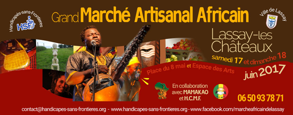 Le « Grand Marché Artisanal Africain » les 17 et 18 Juin 2017 à Lassay-les-Châteaux